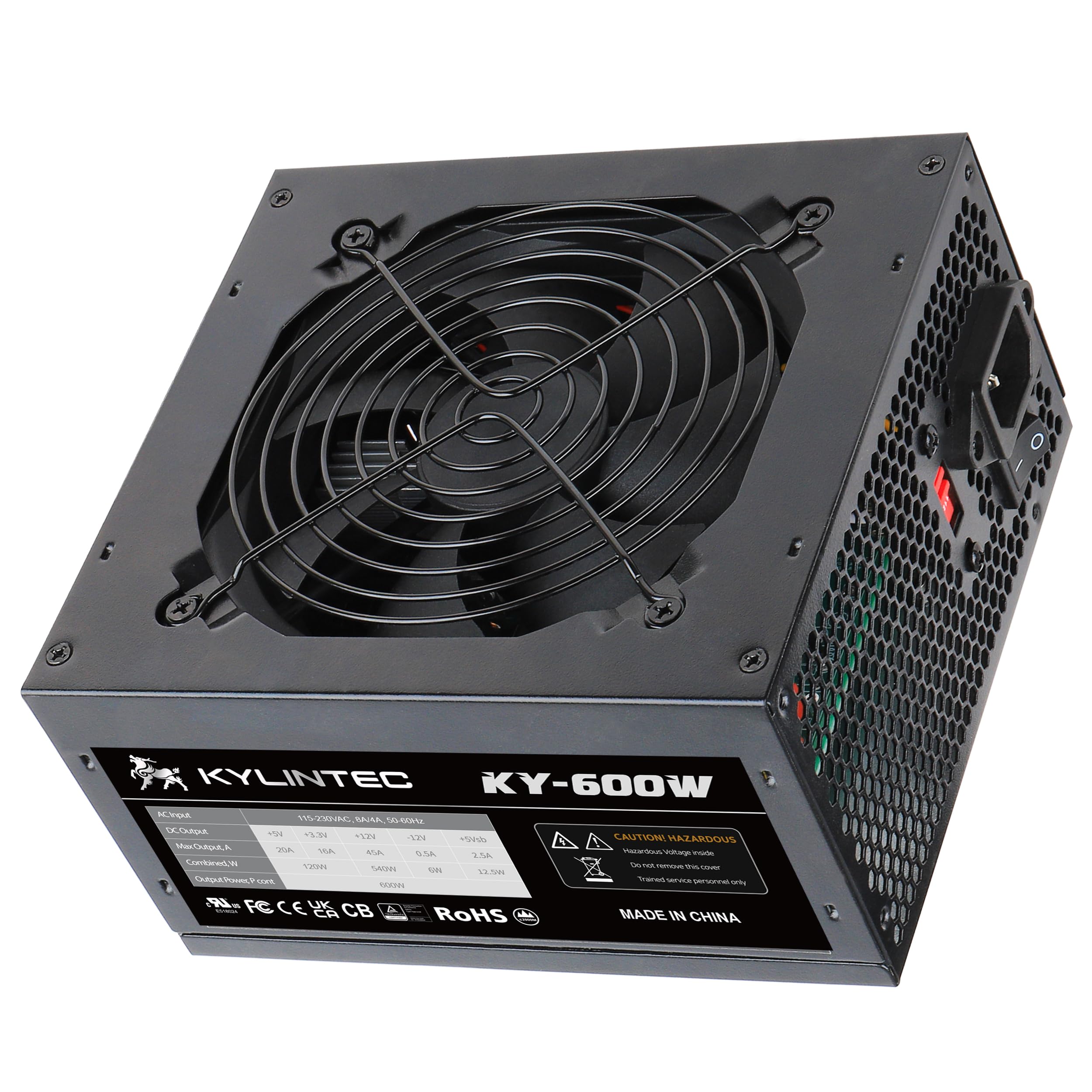 Amazon.com: 600w Power Supply ATX PSU Non-Modular with 6+2 Pin